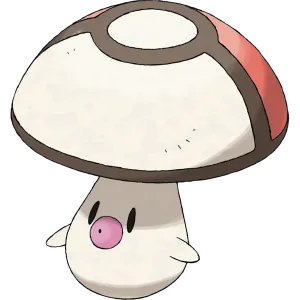 #0590 哎呀球菇 - 草、毒属性宝可梦